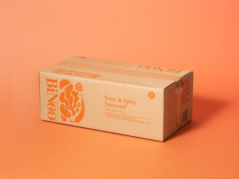 玄米カップ麺BiNoo1箱（8カップ入り）