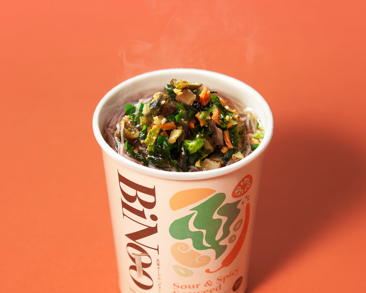 玄米カップ麺BiNoo1箱（8カップ入り）