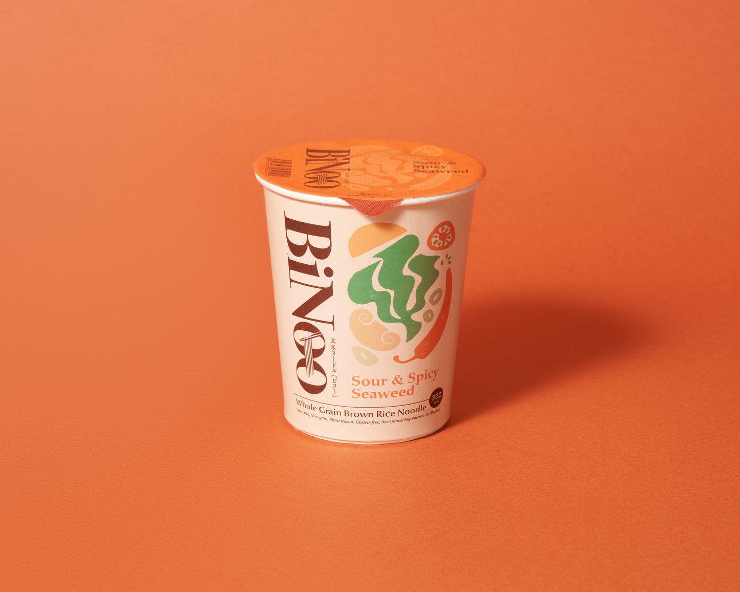 玄米カップ麺BiNoo1箱（8カップ入り）