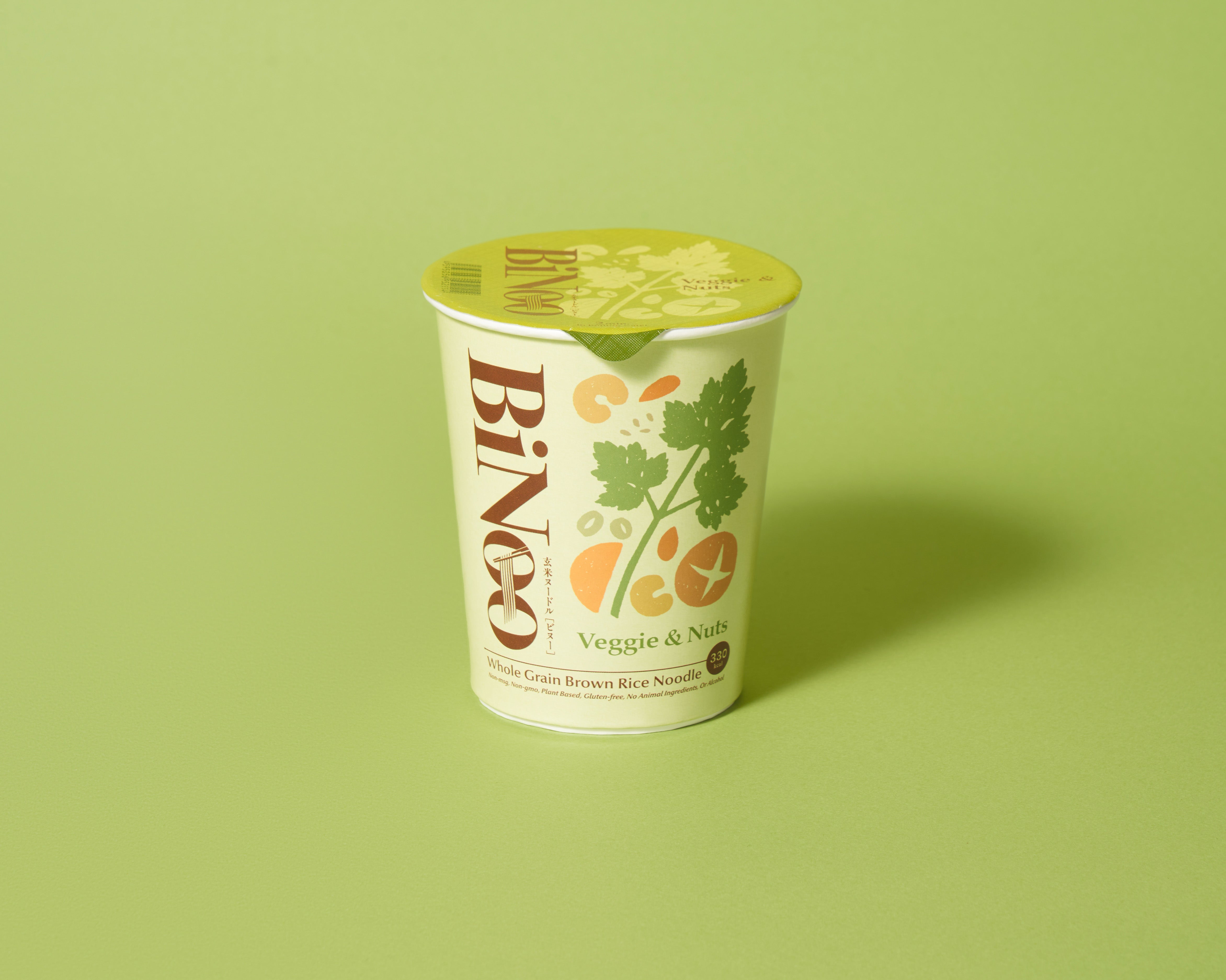 新品未開封　BINOO 玄米麺　グルテンフリー　カップ麺　24個セット BiNoo 玄米カップ麺 8カップ入り｜グルテンフリー・ヴィーガン対応